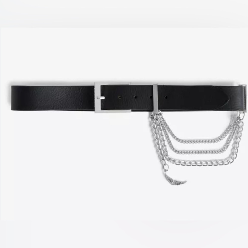 Zadig & Voltaire ROCK AND CHAIN  women belt SIZE 3